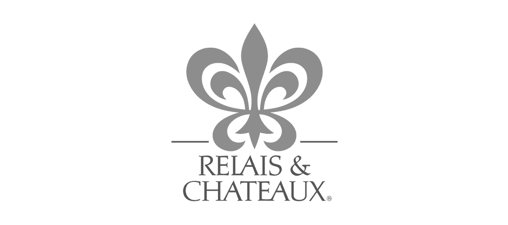 Greyscale Relais and Chateaux logo.